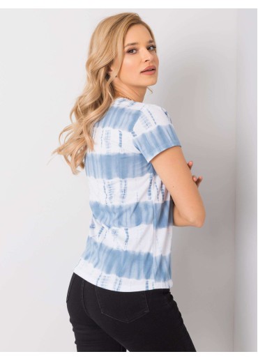Svetlomodré pruhované tričko