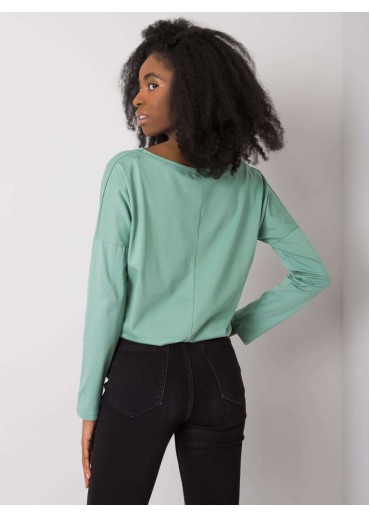 Zelené tričko so šnúrkou