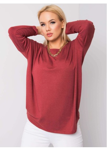 Bordovo červené tričko