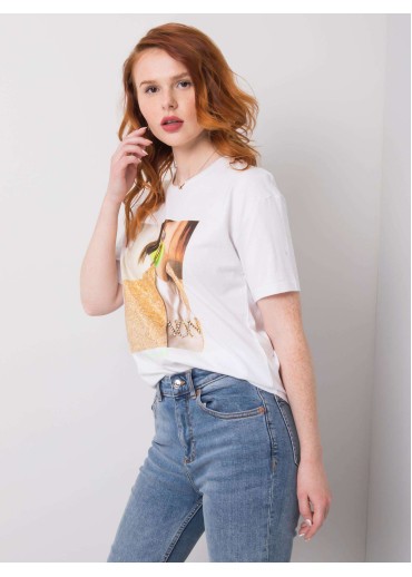Biele tričko s potlačou