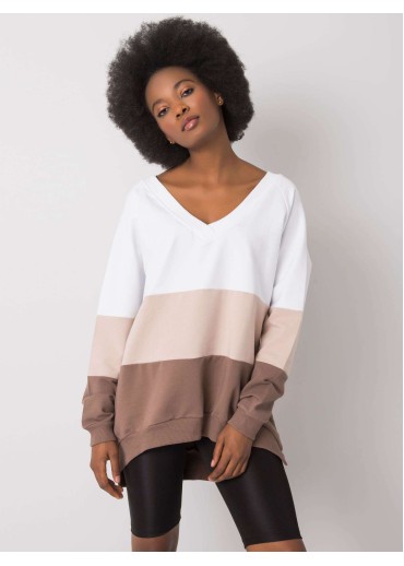 Karamelovo hnedá mikina