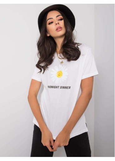 Biele bavlnené tričko