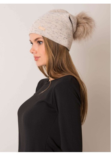 Béžovo hnedá čiapka