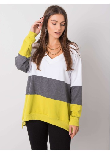 Neónová zelená mikina