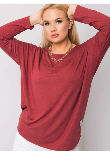 Bordovo červené tričko