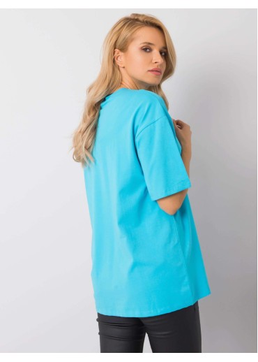 Svetlomodré basic tričko