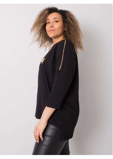 Čierne tričko s potlačou