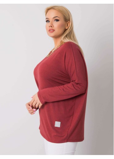 Bordovo červené tričko