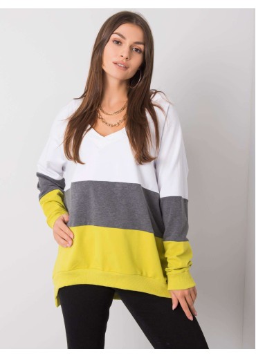 Neónová zelená mikina