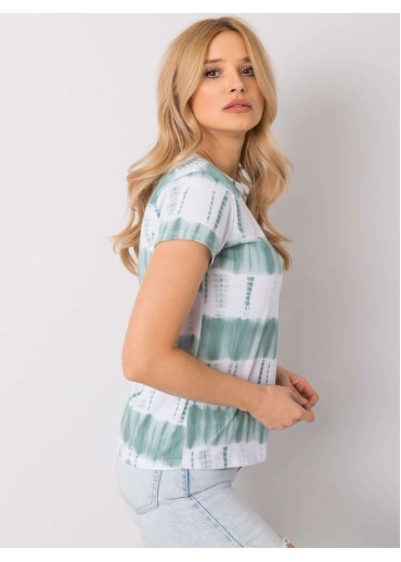 Fialové pruhované tričko