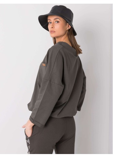 Khaki zelená mikina