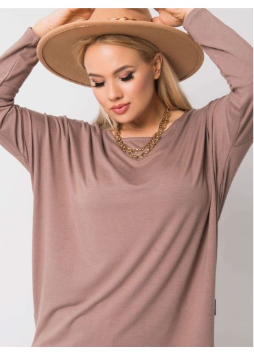 Béžovo hnedé tričko