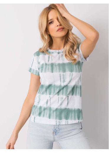 Fialové pruhované tričko