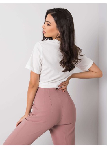 Biele bavlnené tričko