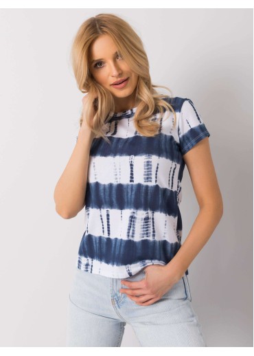Modré pruhované tričko