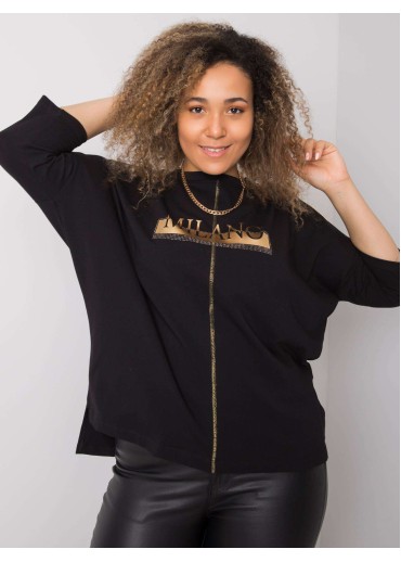 Čierne tričko s potlačou