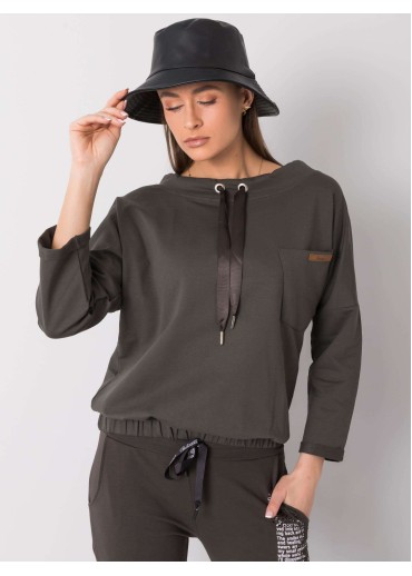 Khaki zelená mikina