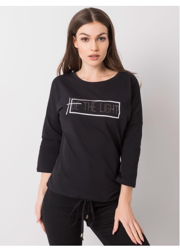 Čierne tričko s potlačou