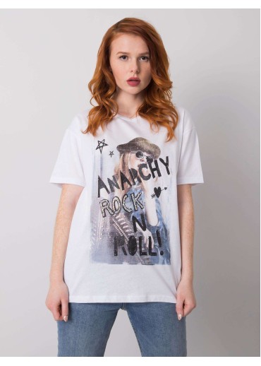 Biele tričko s potlačou