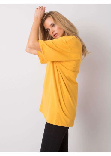 Žlté basic tričko