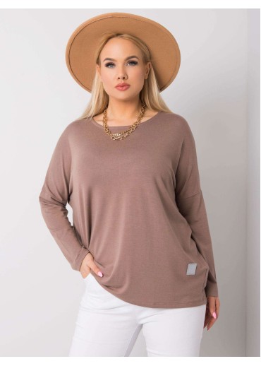 Béžovo hnedé tričko