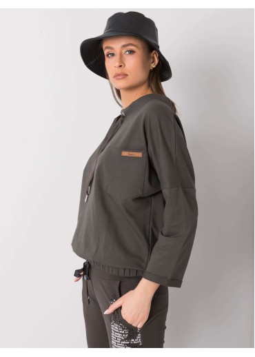 Khaki zelená mikina