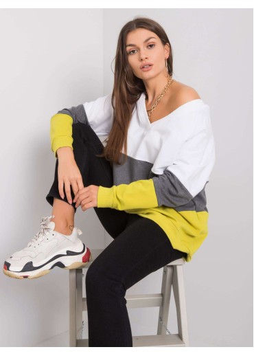 Neónová zelená mikina