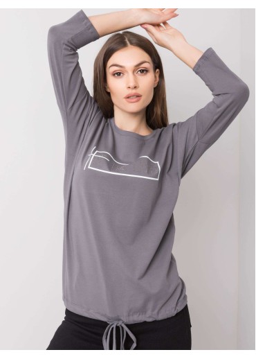 Khaki zelené tričko s potlačou