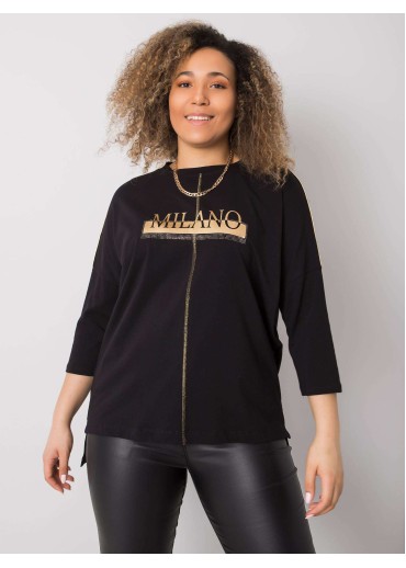 Čierne tričko s potlačou