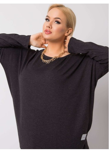 Grafitovo sivé tričko