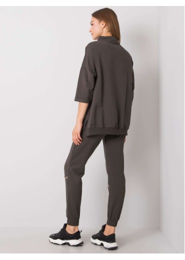 Khaki zelená tepláková súprava