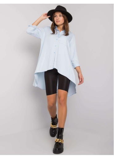 Béžovo hnedá predĺžená košeľa