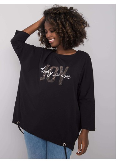 Čierne tričko s potlačou