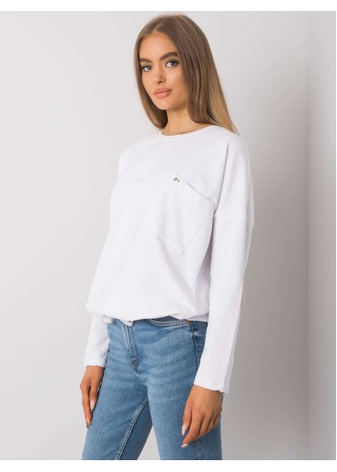 Biele tričko s dlhým rukávom
