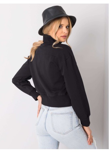 Čierna mikina s rolákom