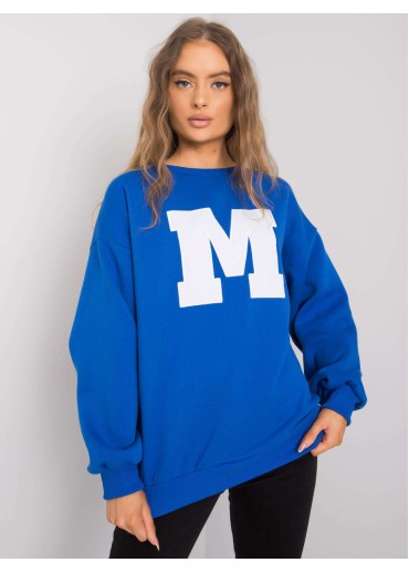 Svetlomodrá mikina s nášivkou