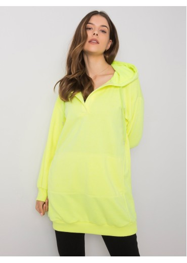 Žltá predĺžená mikina