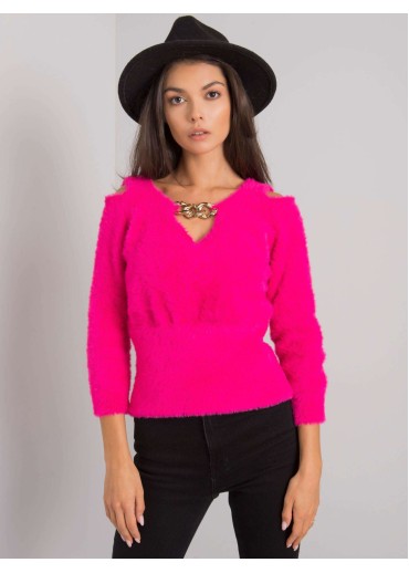 Fuchsiovo ružový sveter