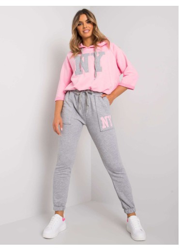 Ružová tepláková súprava