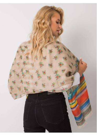 Béžovo hnedá šatka