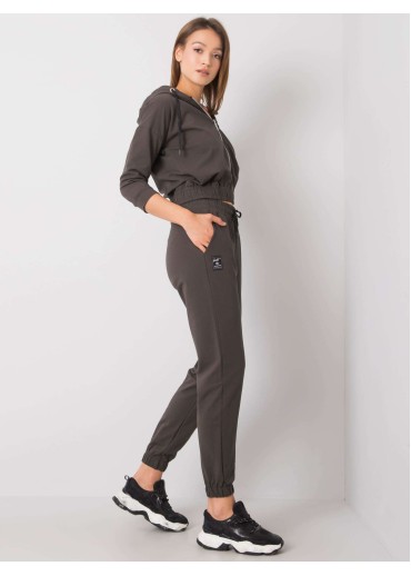 Khaki zelená tepláková súprava