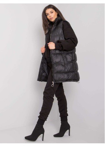 Čierna tepláková súprava s vestou