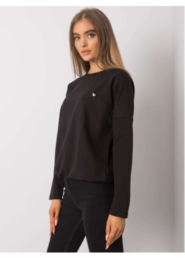 Čierne tričko s dlhým rukávom