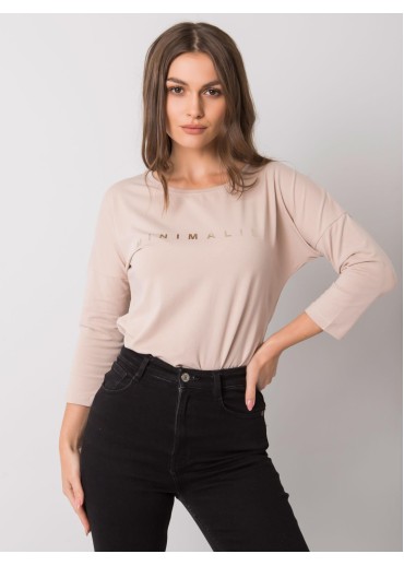 Béžovo hnedé tričko