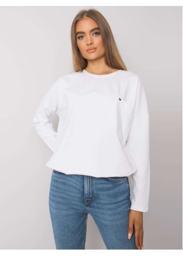 Biele tričko s dlhým rukávom