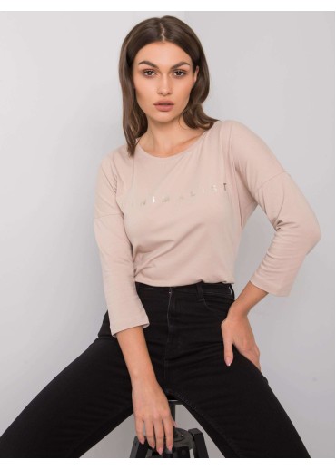 Béžovo hnedé tričko