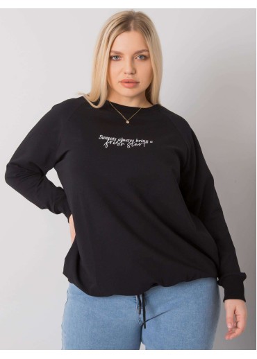 Čierna one size basic mikina