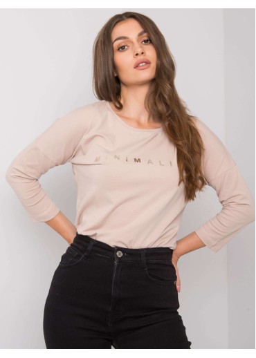 Béžovo hnedé tričko