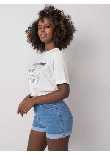 Biele bavlnené tričko