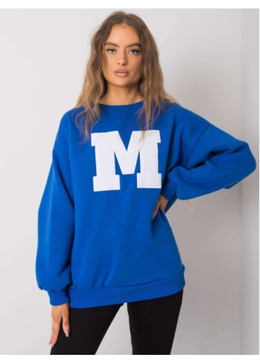 Svetlomodrá mikina s nášivkou